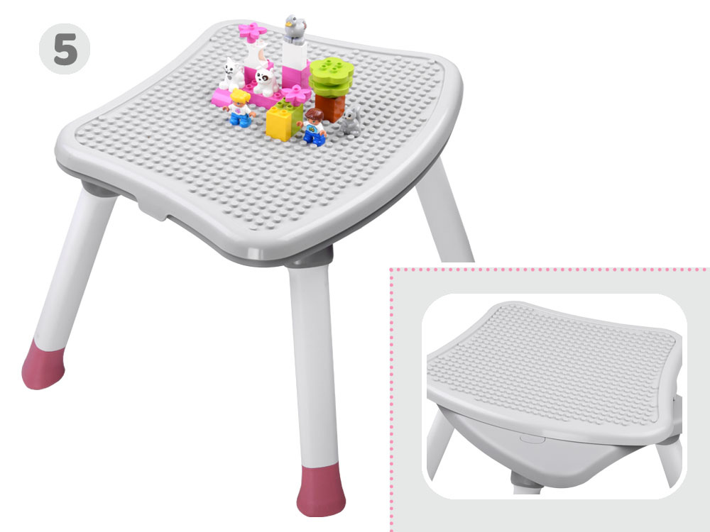 Scaun Masa 6in1 Roz Jokomisiada | Cresc - imagine 11