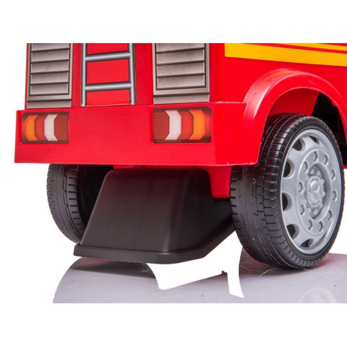 Masinuta Mercedes Pompieri Ecotoys, 1 An+, Rosu - imagine 4