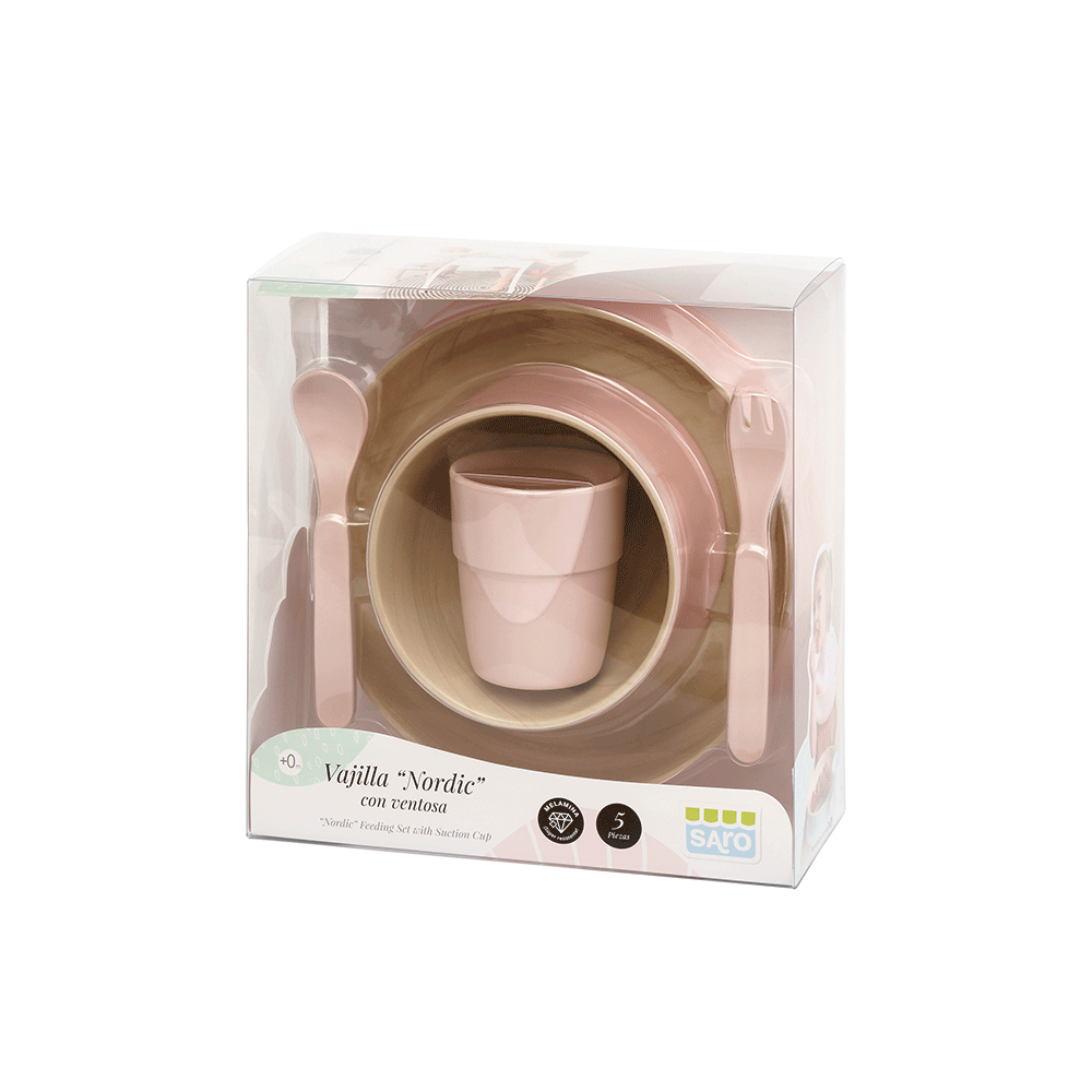 Set Masa 5 Piese Saro Baby Nordic Mint
