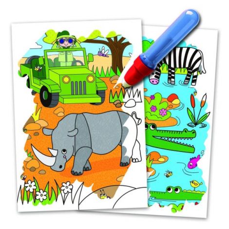 Carte de colorat Safari cu Apa Galt - imagine 3