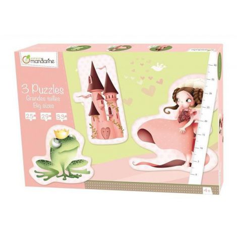 3 Puzzles XL Printese Mandarine