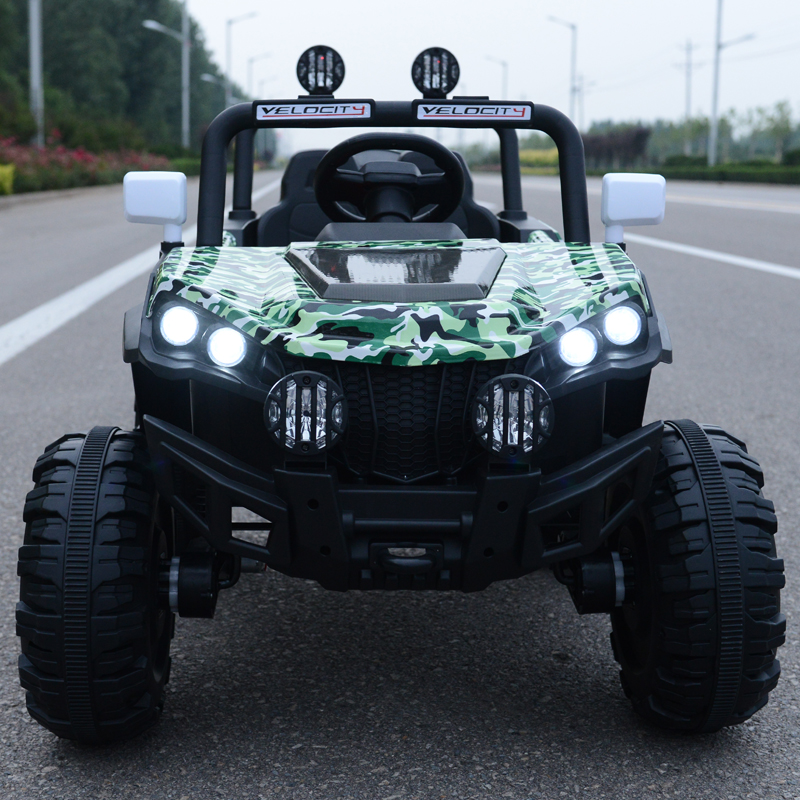 Mașinuță Electrică Nichiduta 4x4 Shadow Green Army - imagine 4