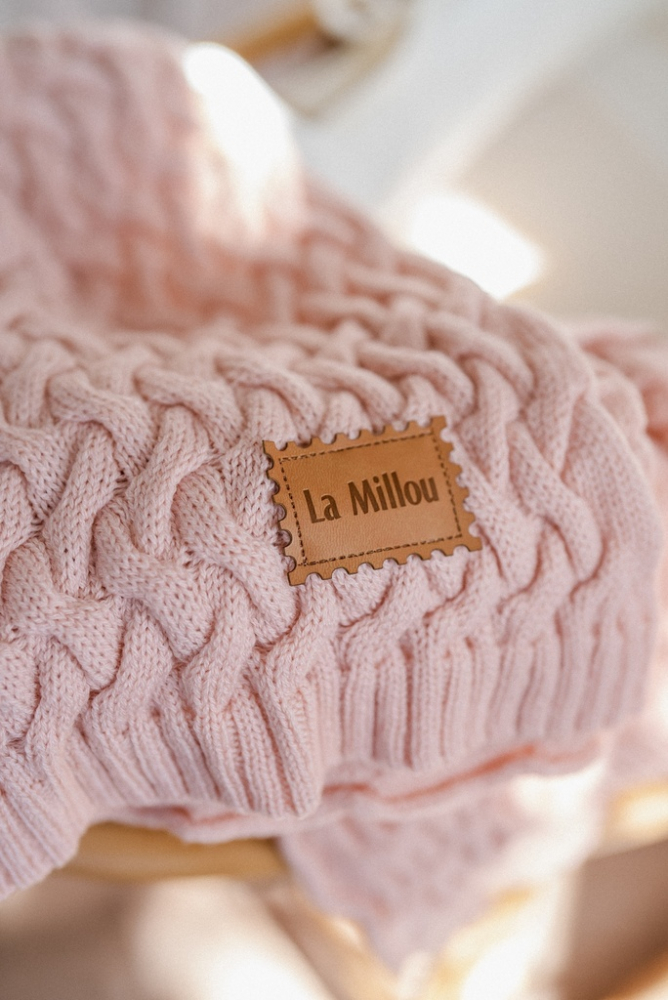Paturică lână merino La Millou - Bebeluși - imagine 2