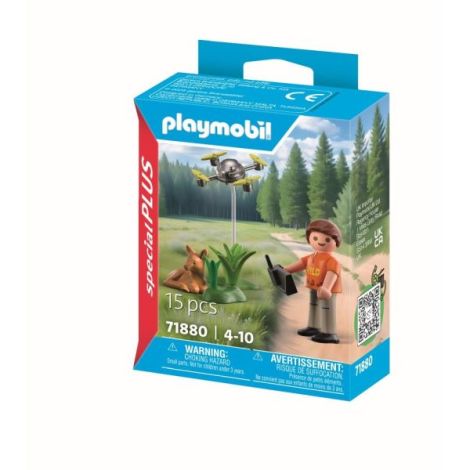 Playmobil Salvator cu Drona - Aventură Sigură - imagine 3