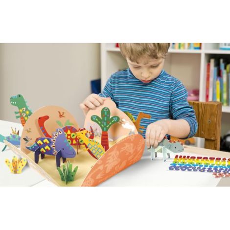 Stick N Play Dinozauri Avenir - Joc 3D Creativ - imagine 2