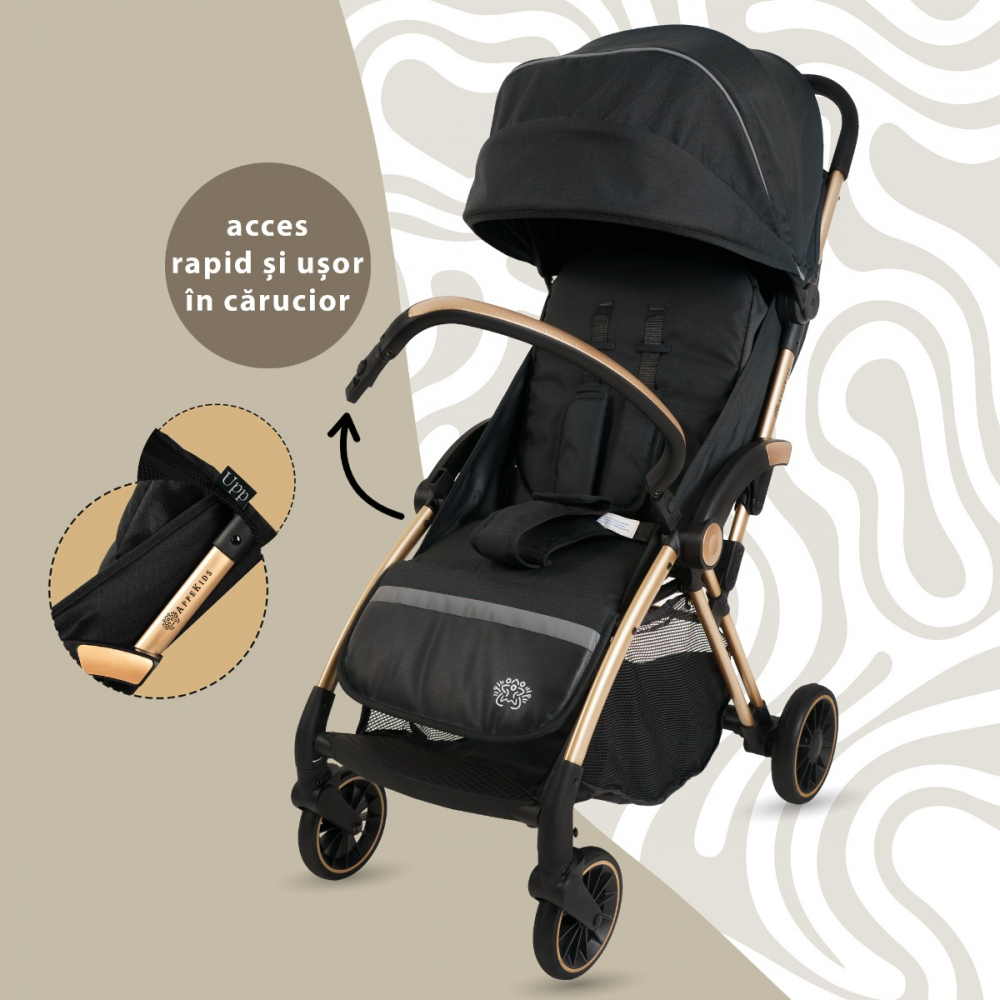 AppeKids Upp Carucior Sport Ultracompact, Pliere Automata - imagine 4