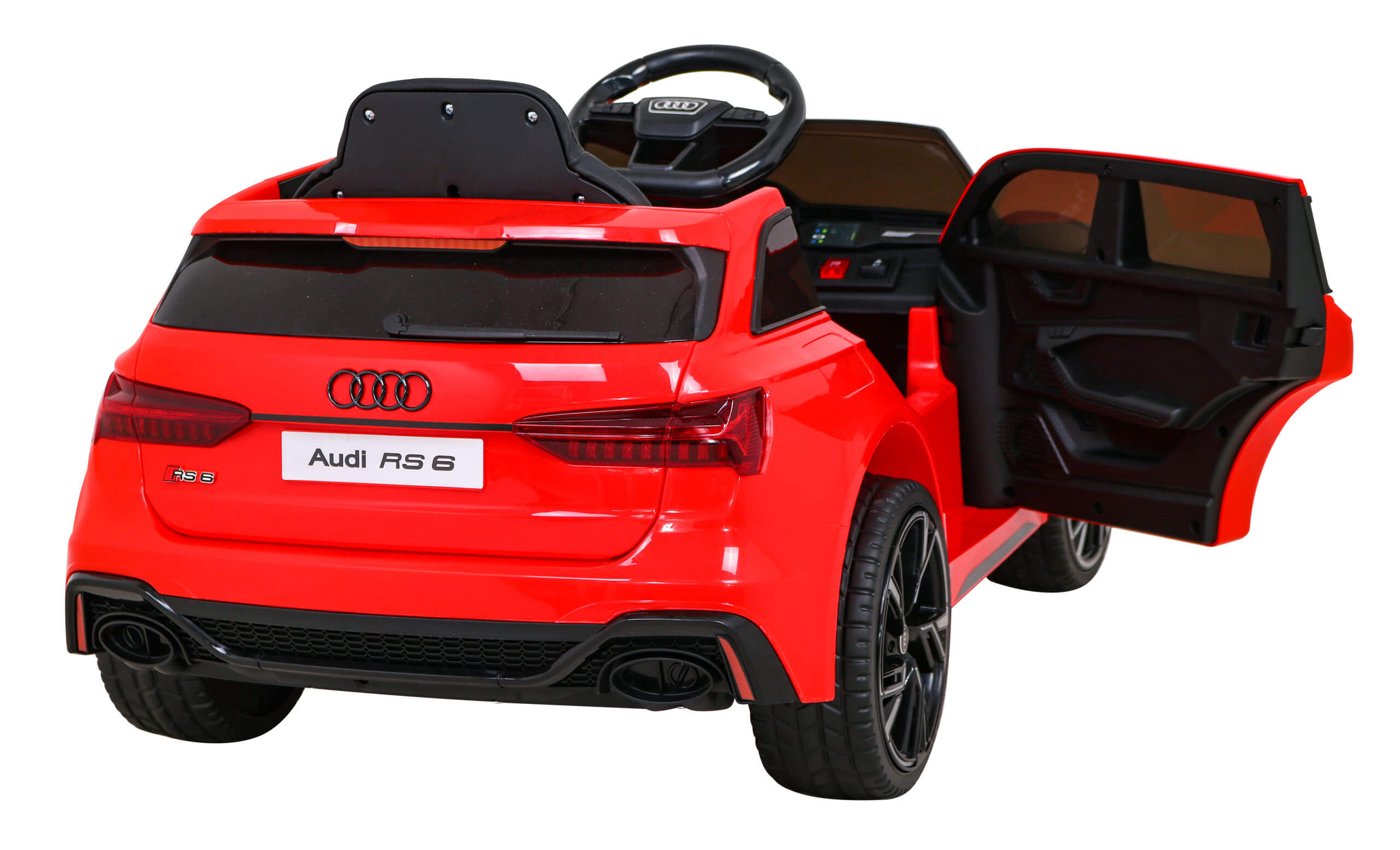 Mașinuță Electrică Audi RS6 12V Roșu - imagine 4