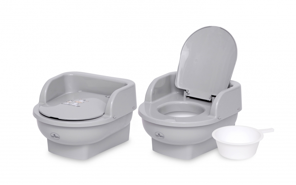 Minitoaleta Lorelli Zebra Grey pentru Dezvoltare - imagine 5