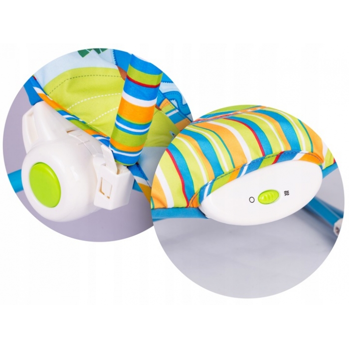 Balansoar Ricokids 7302 cu vibrații și muzică - imagine 3