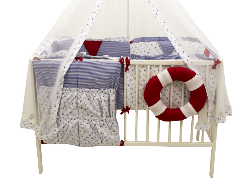 Lenjerie Patut Ocean Mykids, 9 Piese, Multicolor - imagine 6