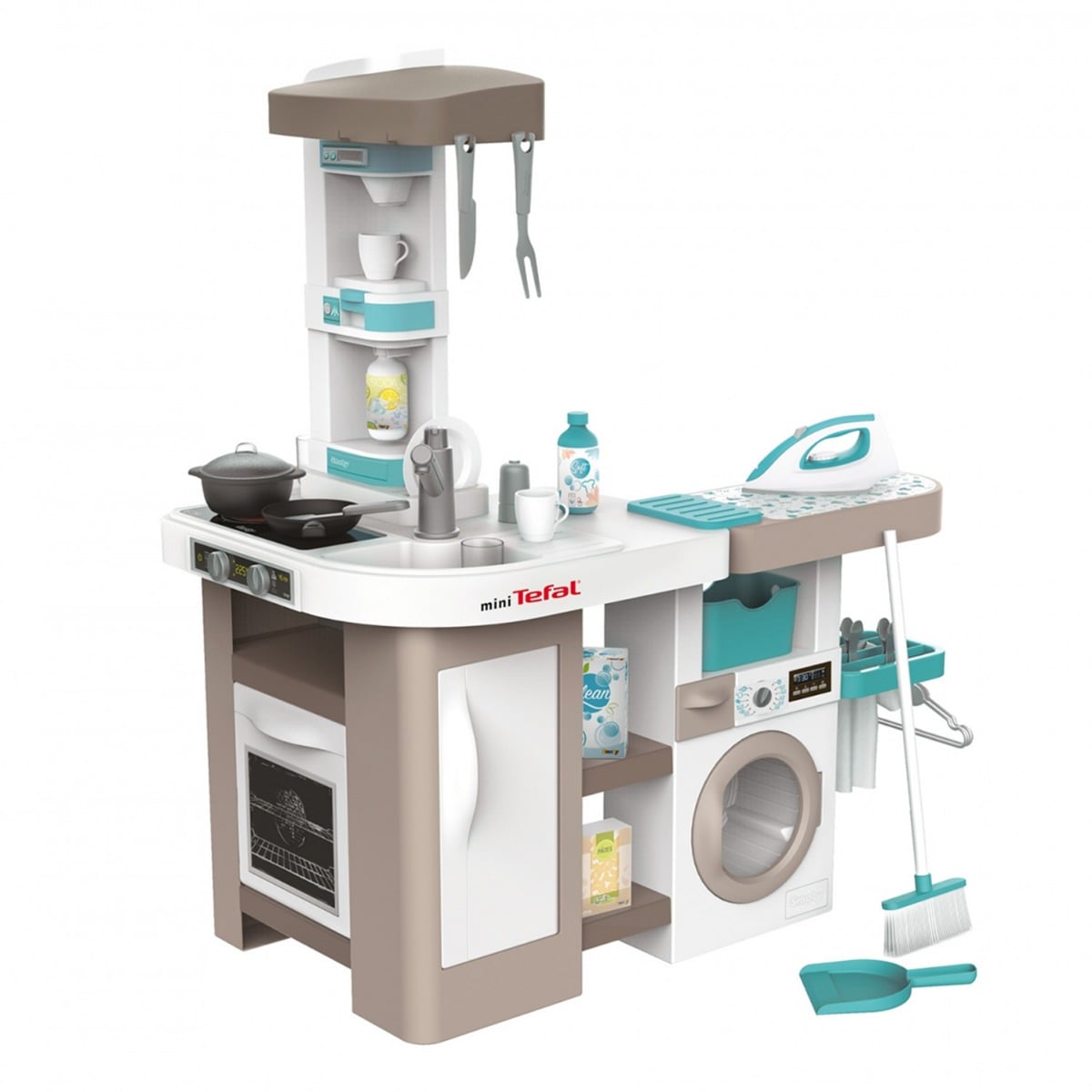 Set Bucatarie Smoby Cleaning Mini Tefal, 36 Accesorii