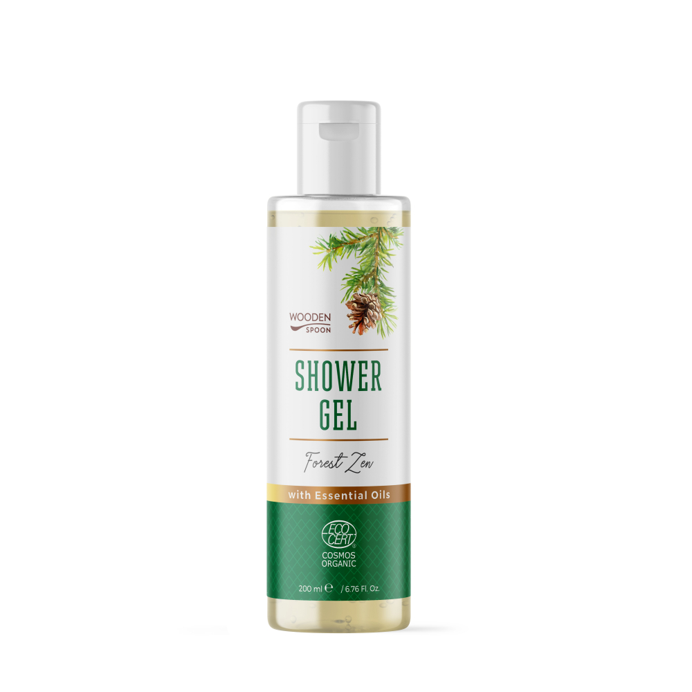 Gel de Dus Forest Zen Bio cu Busuioc și Pin - imagine 2