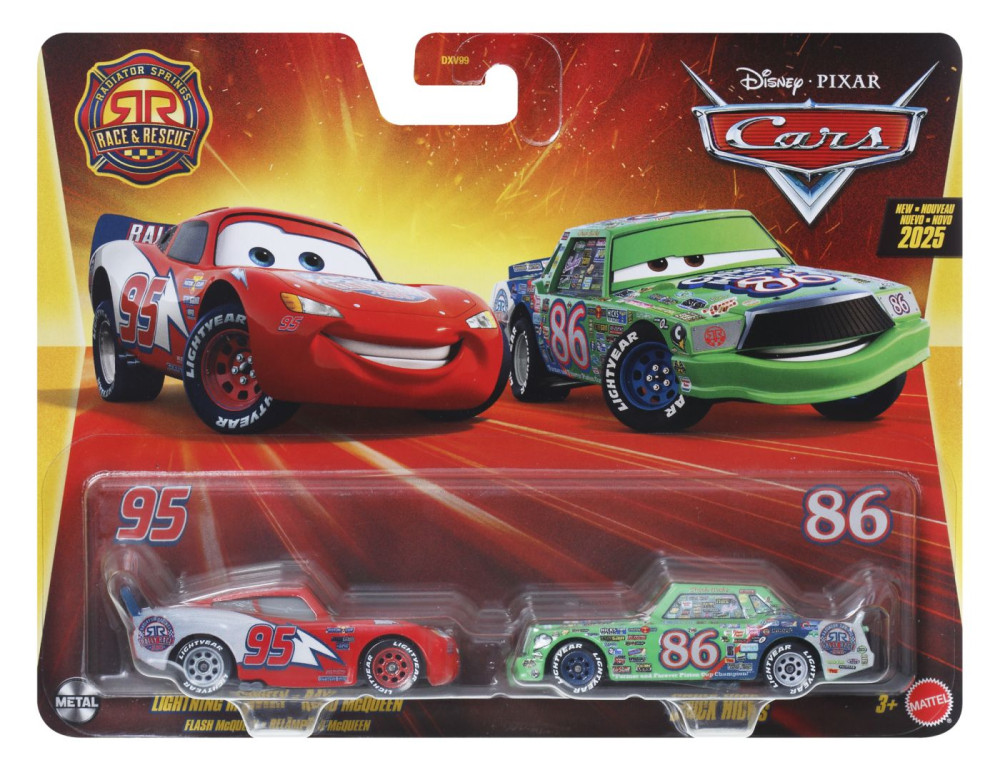 Set Masinute Metalice Cars 3 Mattel | McQueen & Hicks