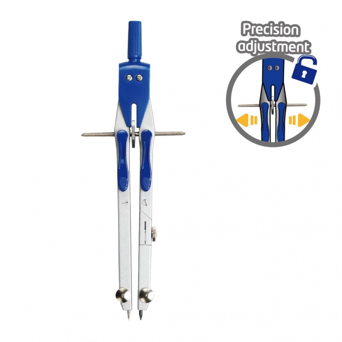 Compas Metalic Keyroad, 2 Culori, Precizie Fast-Track