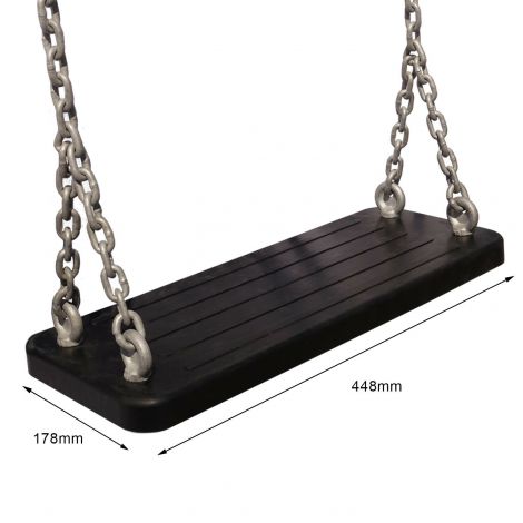 Leagan Cauciuc Kbt cu Lant Negru Ergonomic - imagine 3