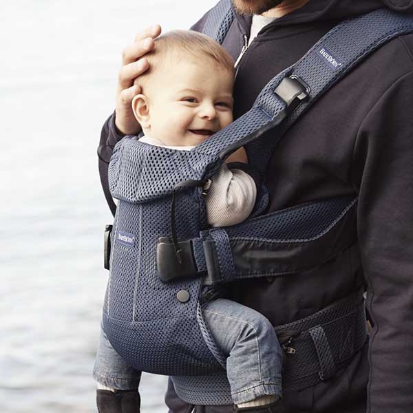 BabyBjorn One Air Navy - Marsupiu Ergonomic Premium - imagine 4
