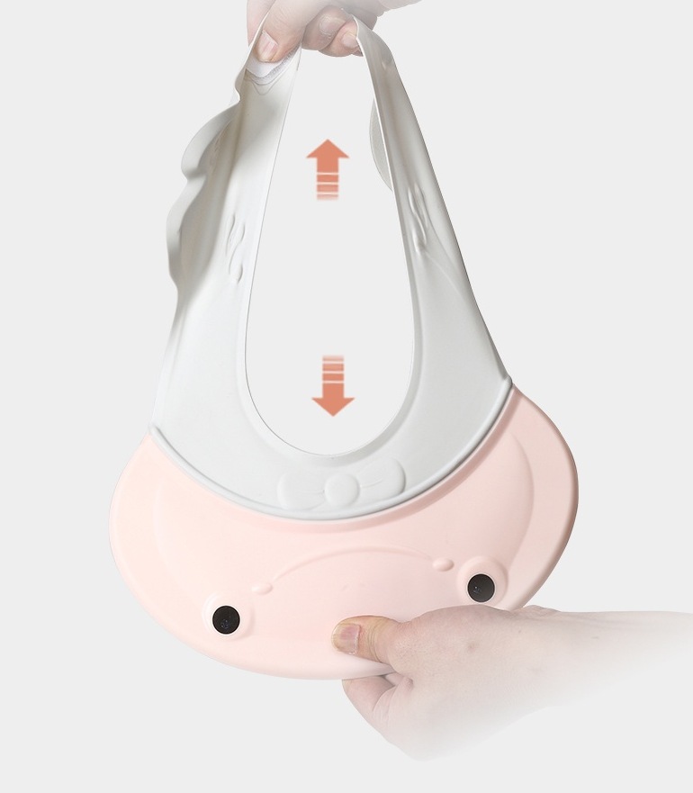 Protecție baie Little Mom Frog Pink, antilacrimi - imagine 2