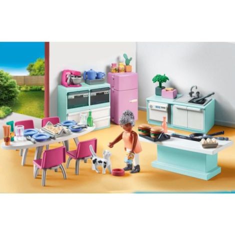 Playmobil Bucătărie cu Loc de Masă | Jucărie Creativă