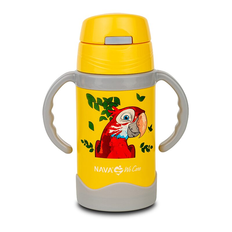 Sticla Termos Nava We Care 300ml, Galben - imagine 3