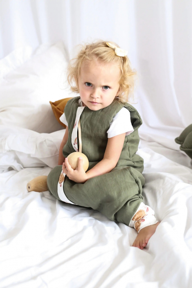 Sac de dormit Babyly, Forest Green, 2-2.5 Tog, 1-2 ani - imagine 8