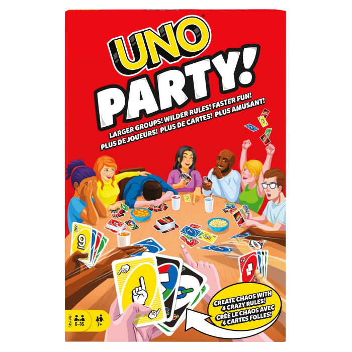 Carti de Joc UNO Party - Joc de Petrecere pentru Grupuri Mari