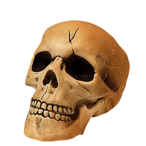Cap Schelet Widmann 21cm - Decor Halloween - imagine 4