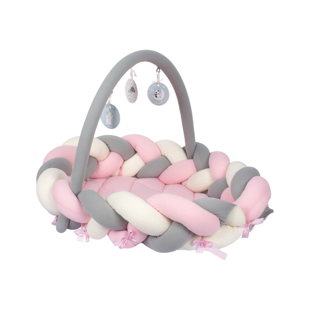 Baby Nest 3 in 1 Roz SeviBebe | Co-Sleeping Sigur - imagine 3