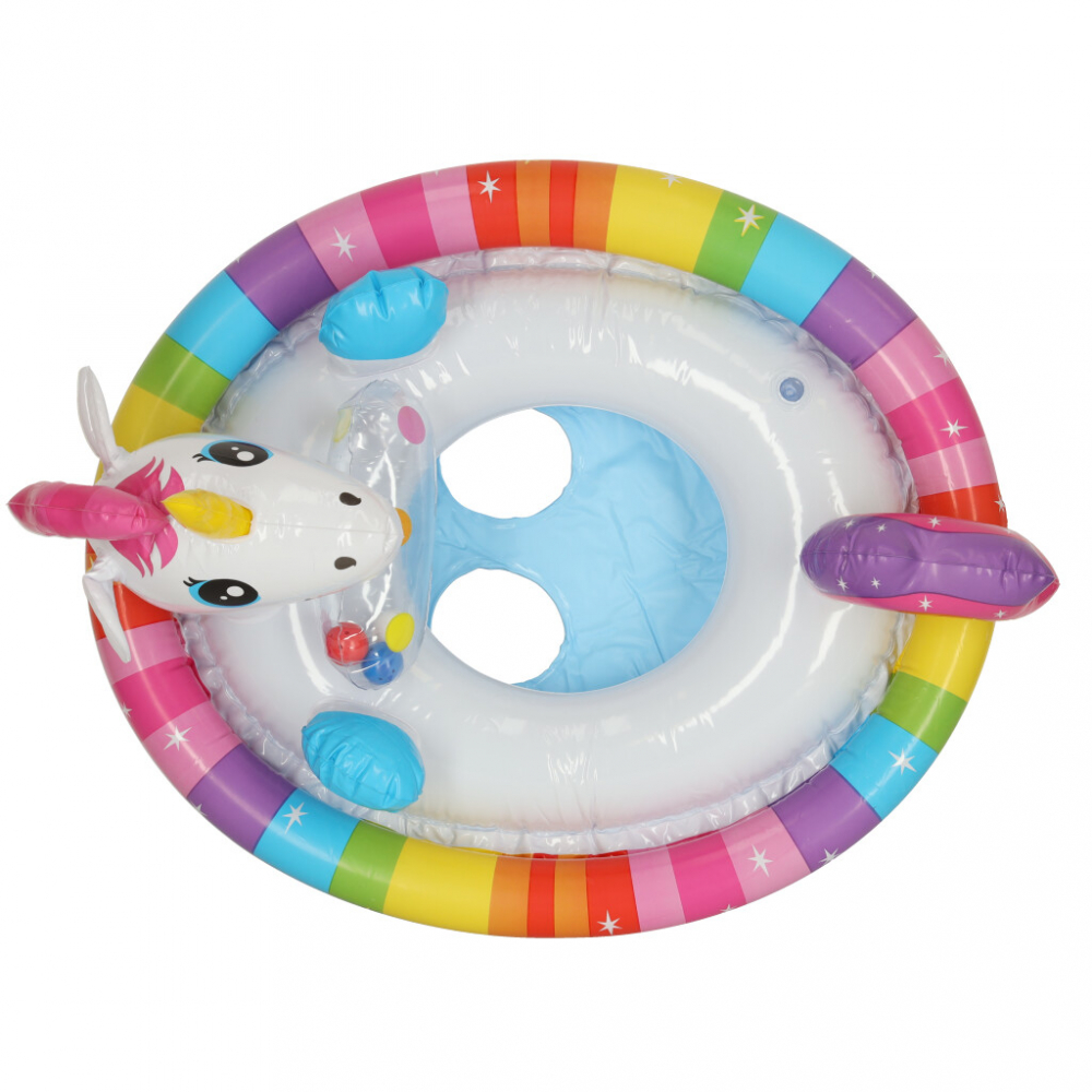 Colac Gonflabil Copii Unicorn Vesel Ikonka - imagine 12