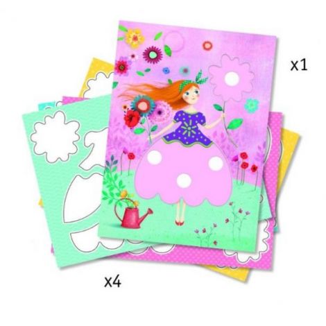 Djeco Atelier Rochii - Desen Creativ 3-6 Ani - imagine 2