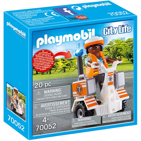 Playmobil Medic cu Masina de Echilibru, 4 Ani+