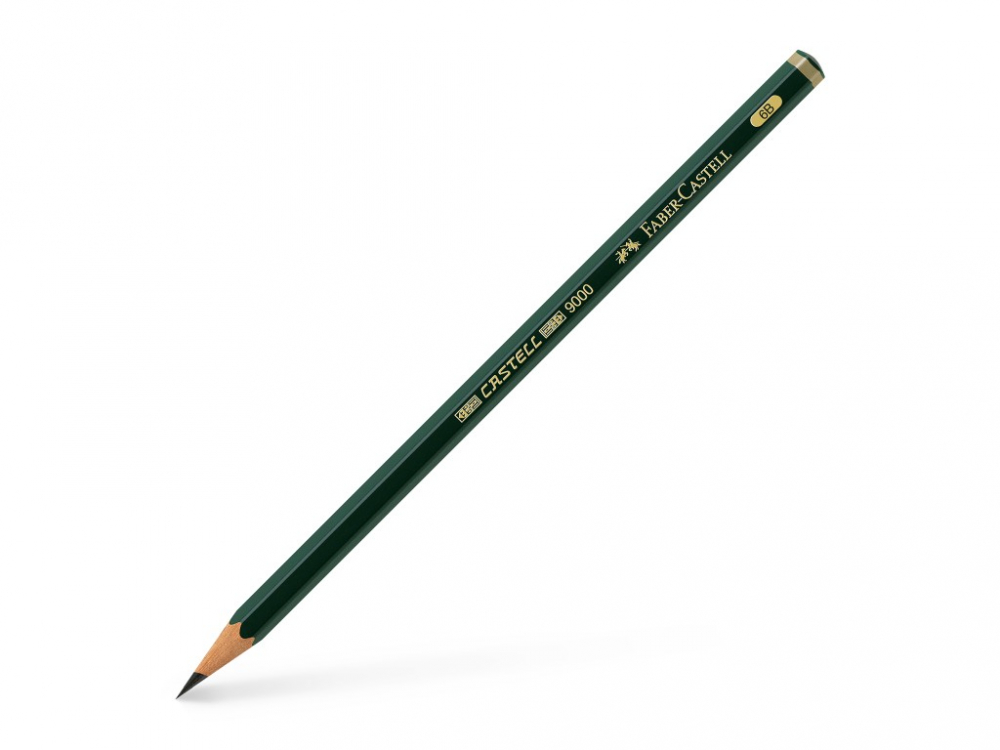 Creion Grafit 6B Faber-Castell Castell 9000