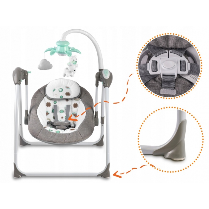 Leagan Electric Ricokids cu Proiector si Muzica - imagine 6