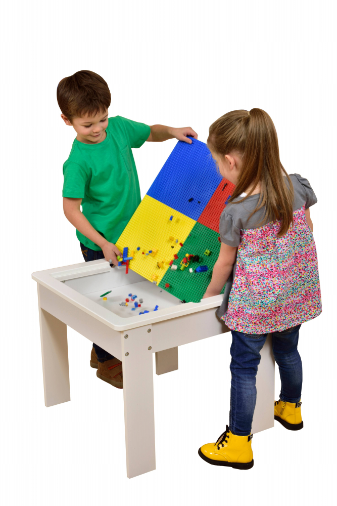Set masă și 2 scaune LEGO Ginger Home Alb - imagine 7