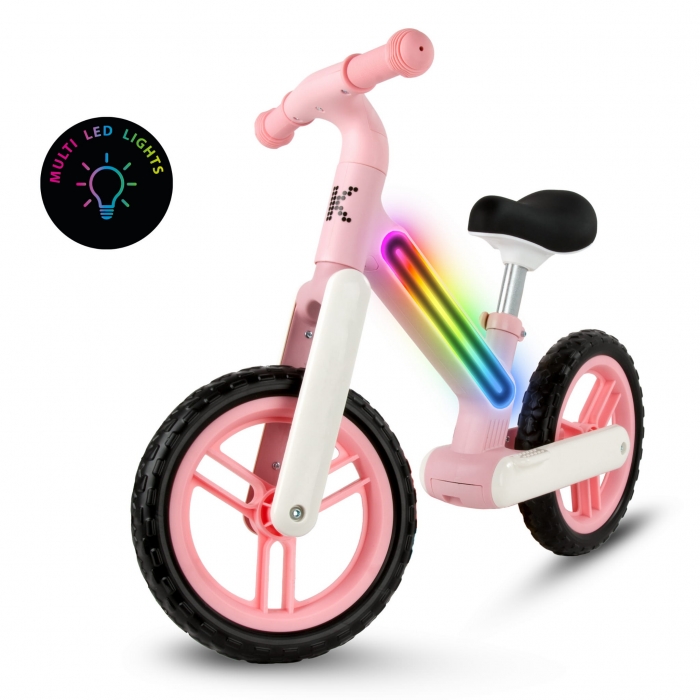 Kidwell Suno Roz - Bicicletă fără pedale LED - imagine 2