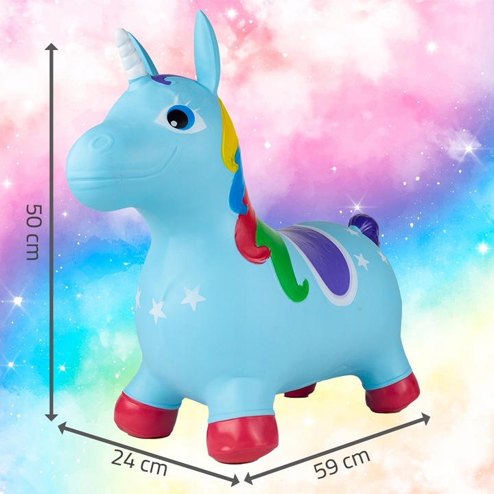 Unicorn Gonflabil Malplay cu Pompa - imagine 2