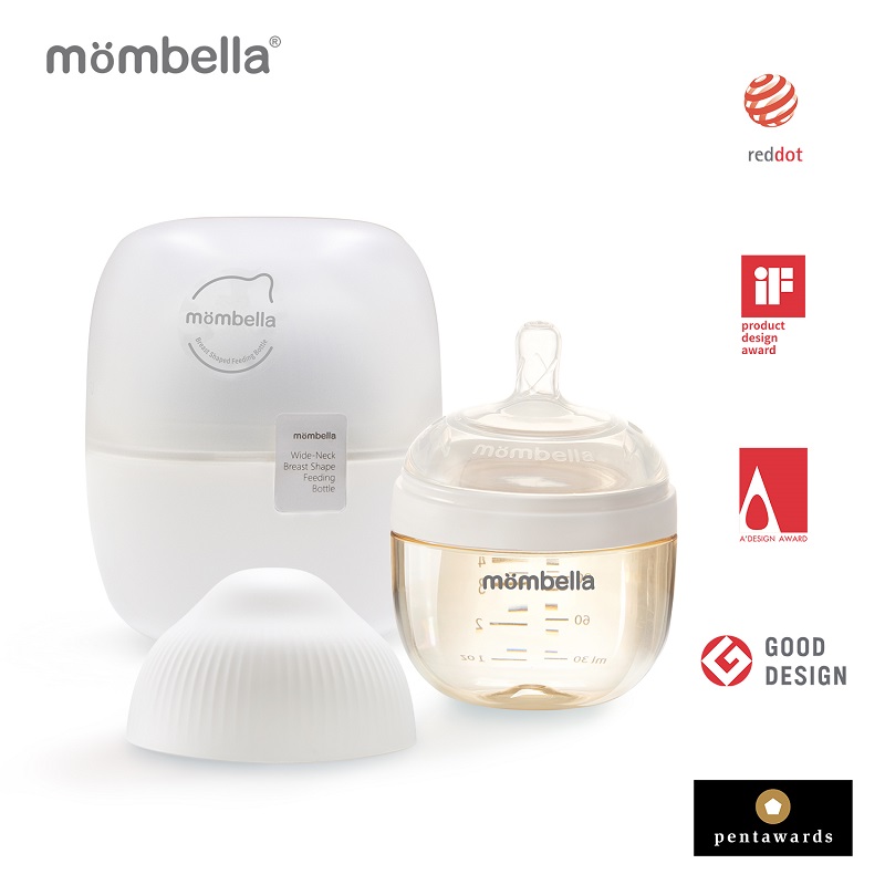 Biberon Anticolici Mombella 120ml PPSU Ivory - imagine 6