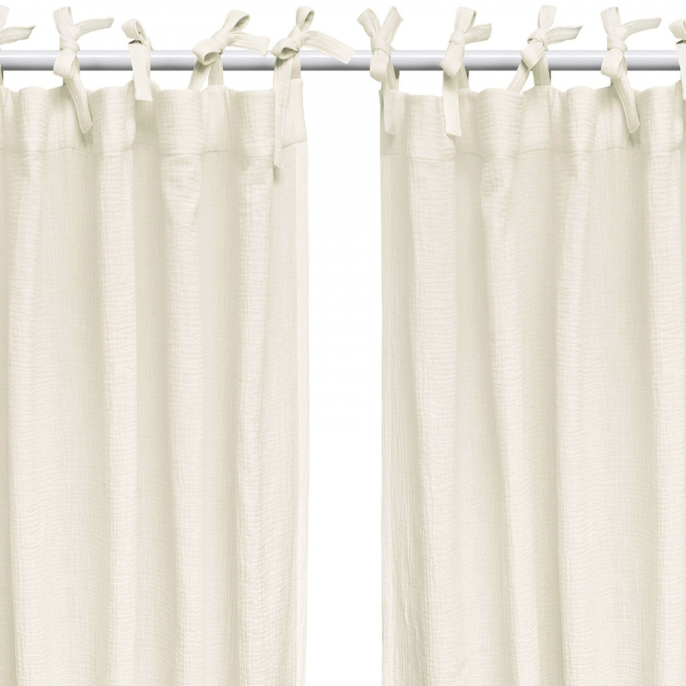 Draperii Little Amy muselină organică 2buc - imagine 2
