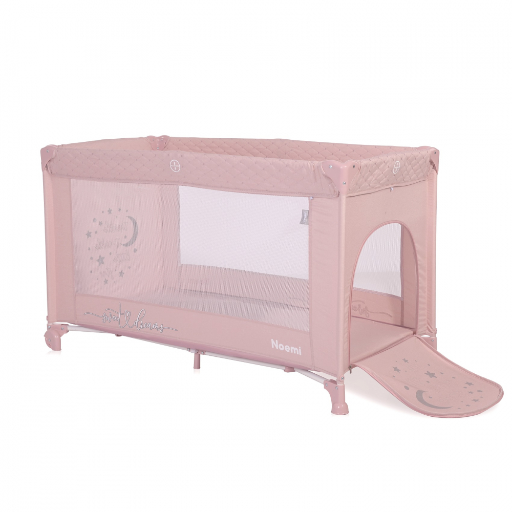 Patut Lorelli Noemi Mellow Rose Star, Pliabil cu Accesorii - imagine 3