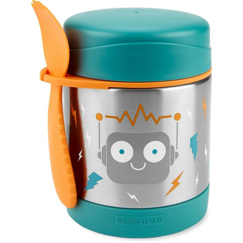 Termos Skip Hop Robot 325ml - Menține 7h cald/5h rece