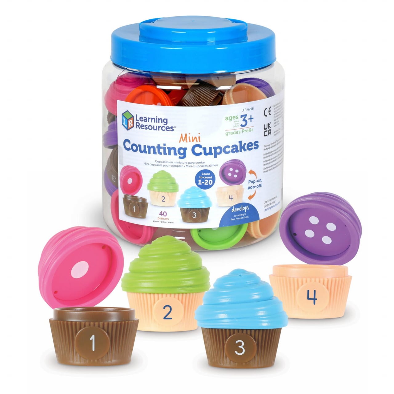 Set Mini Briose Learning Resources - Învățare Numerelor
