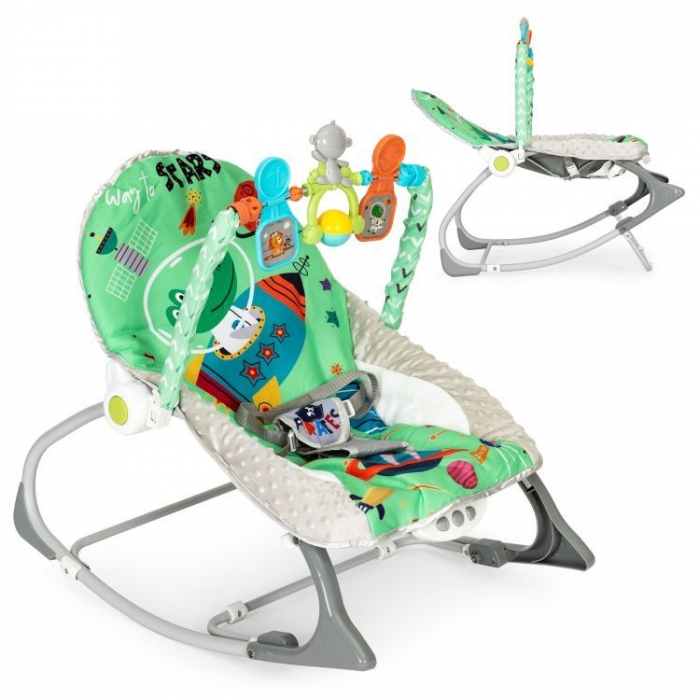 Balansoar 2 in 1 Ecotoys cu vibrații și sunete - imagine 2