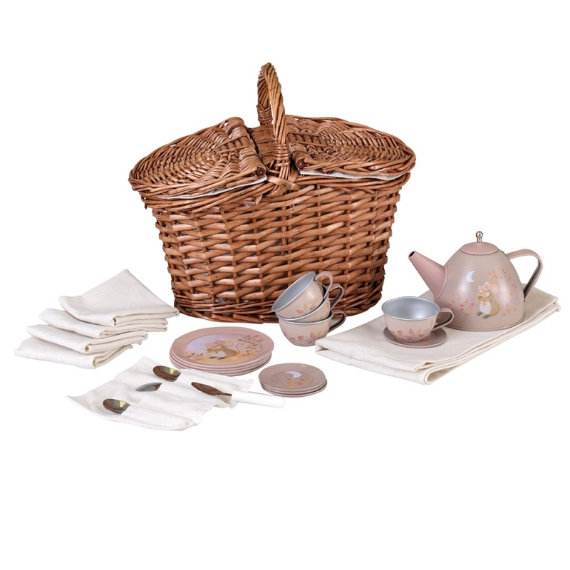 Set Ceai în Cos Picnic Soricelul Egmont Toys