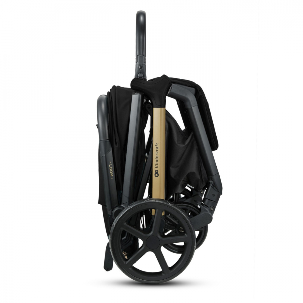 Carucior Kinderkraft Loom Ink Black cu Pliere Automata - imagine 10
