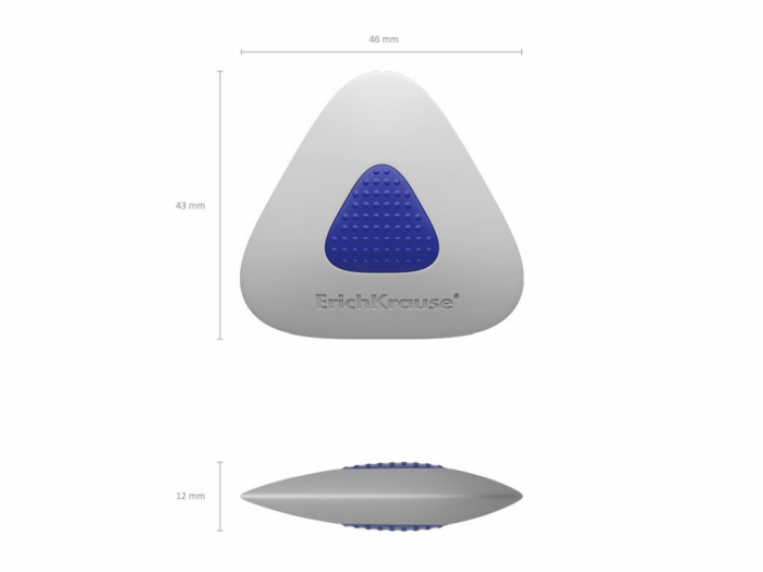 Guma Smart Triunghiulară Erich Krause | Ergonomică