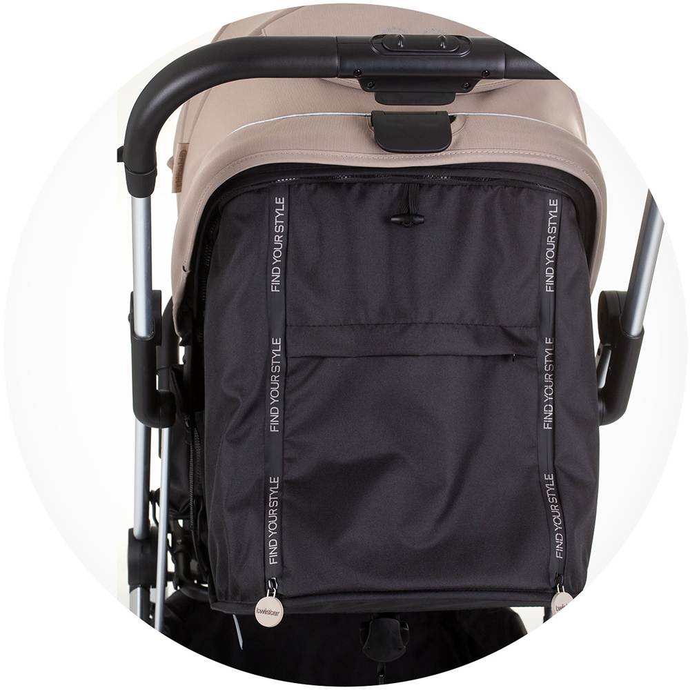 Carucior Chipolino Twister, Sezut Rotativ, Macadamia - imagine 10