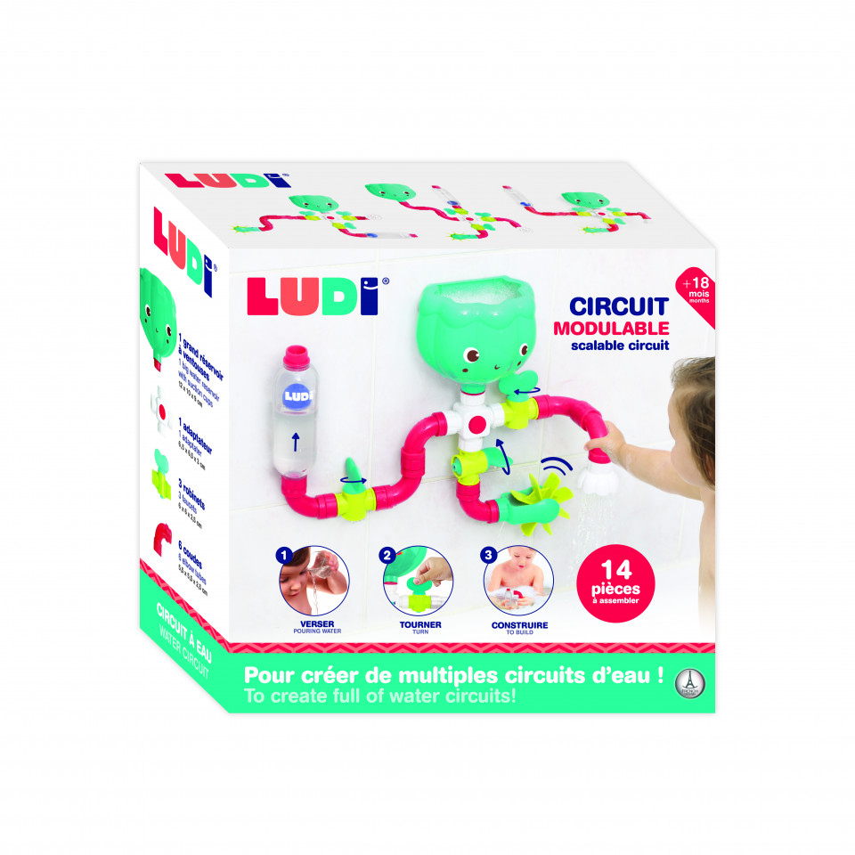 Jucarie Baie Ludi Circuit Conducte Educativ - imagine 3