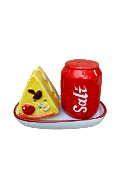 Set Solniță Sare și Piper Kitchenware, Ceramică, 8 cm