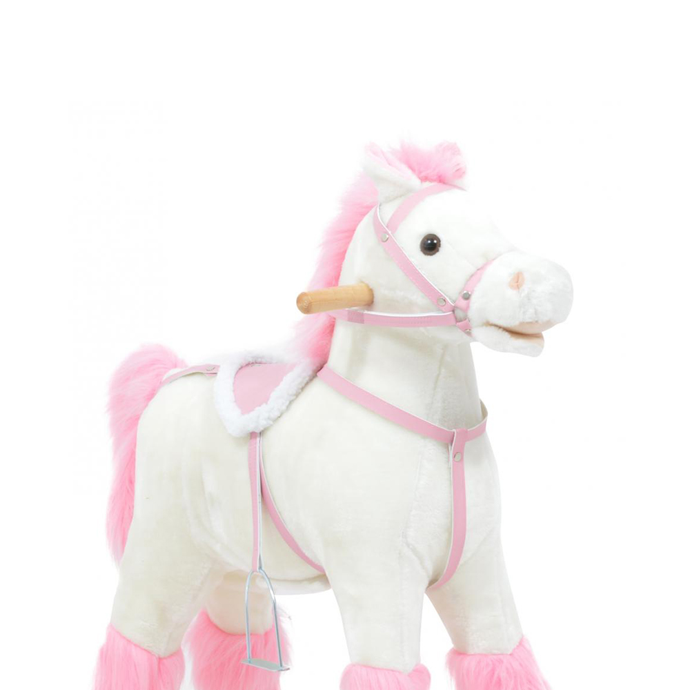 Balansoar Little Mom Princess Pluș + Sunete - imagine 5