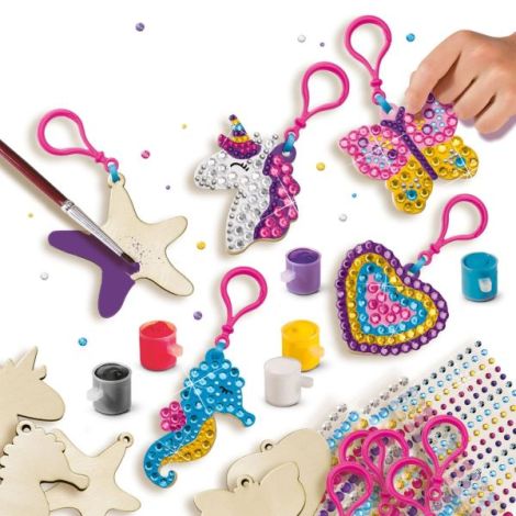 Ses Creative - Set Creare Brelocuri cu Diamante - imagine 3