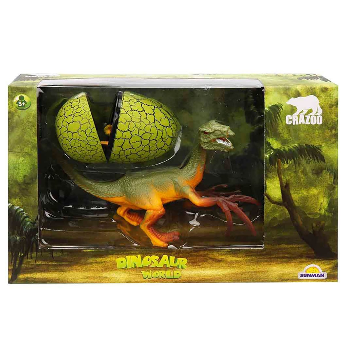 Set Figurina și Ou Dinozaur Crazoo | Joc Creativ